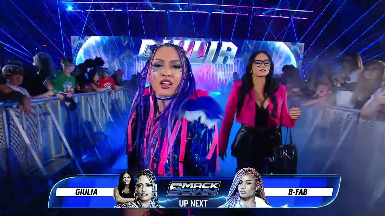 FULL MATCH: 1080pHD WWE Smackdown 09/12/25 B-Fab vs Giulia