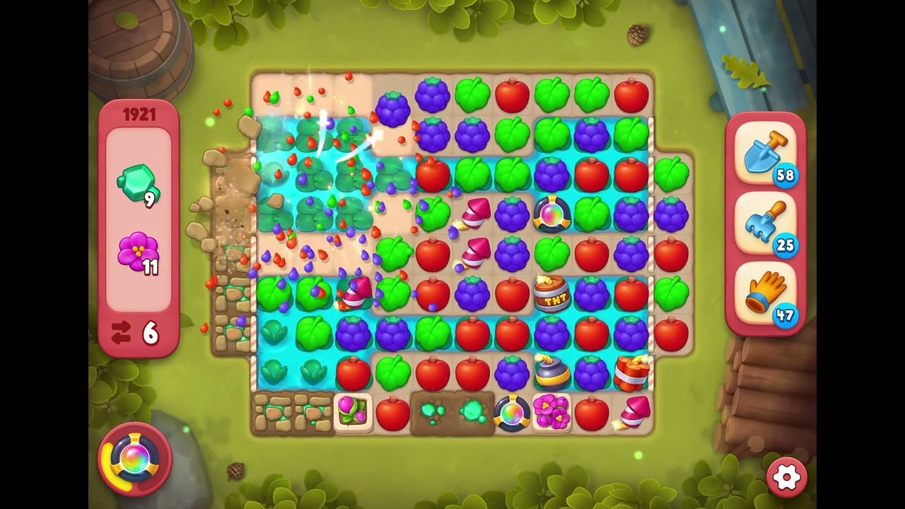 Gardenscapes Level 1921 Hard NO BOOSTERS