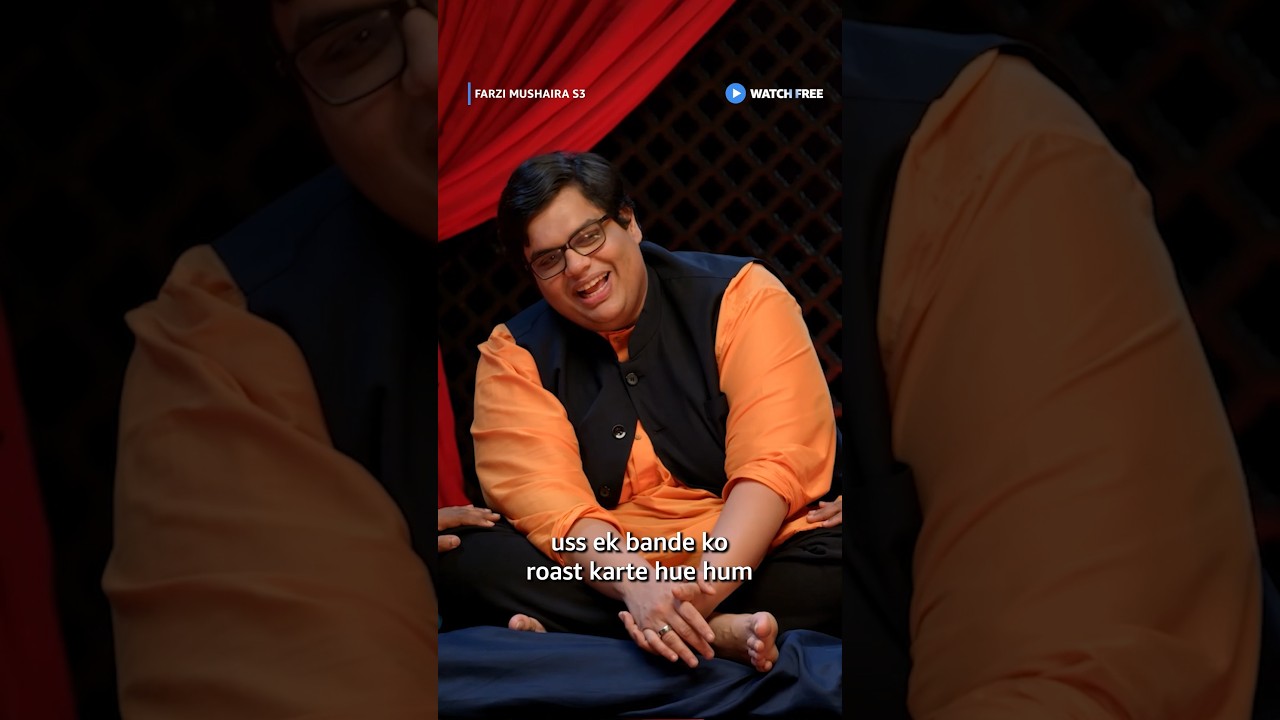 Tanmay Bhat Gets Roasted😂 ft. Zakir Khan, Richa Chadha | Farzi Mushaira S3 | #amazonmxplayer