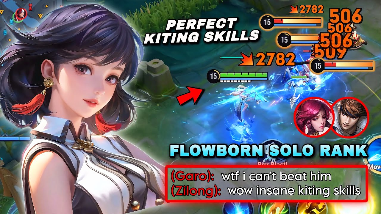 CHINA FLOWBORN PERFECT KITING SKILLS & INSANE DAMAGE IN SOLO RANK! | FLOWBORN BUILD & ARCANA