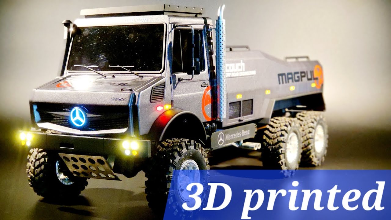 3D printed RC UNIMOG | Making Process