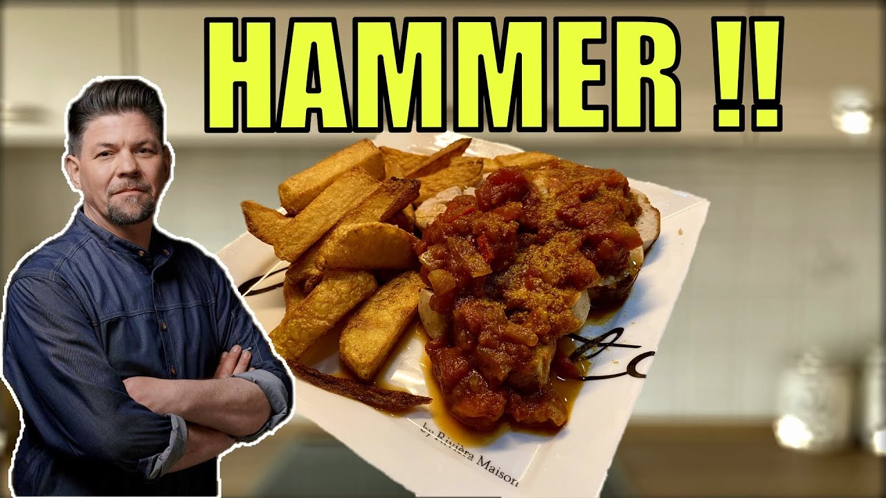 ‼️so macht Tim Mälzer seine MEGA 10 Minuten Currywurst Pommes ☝️