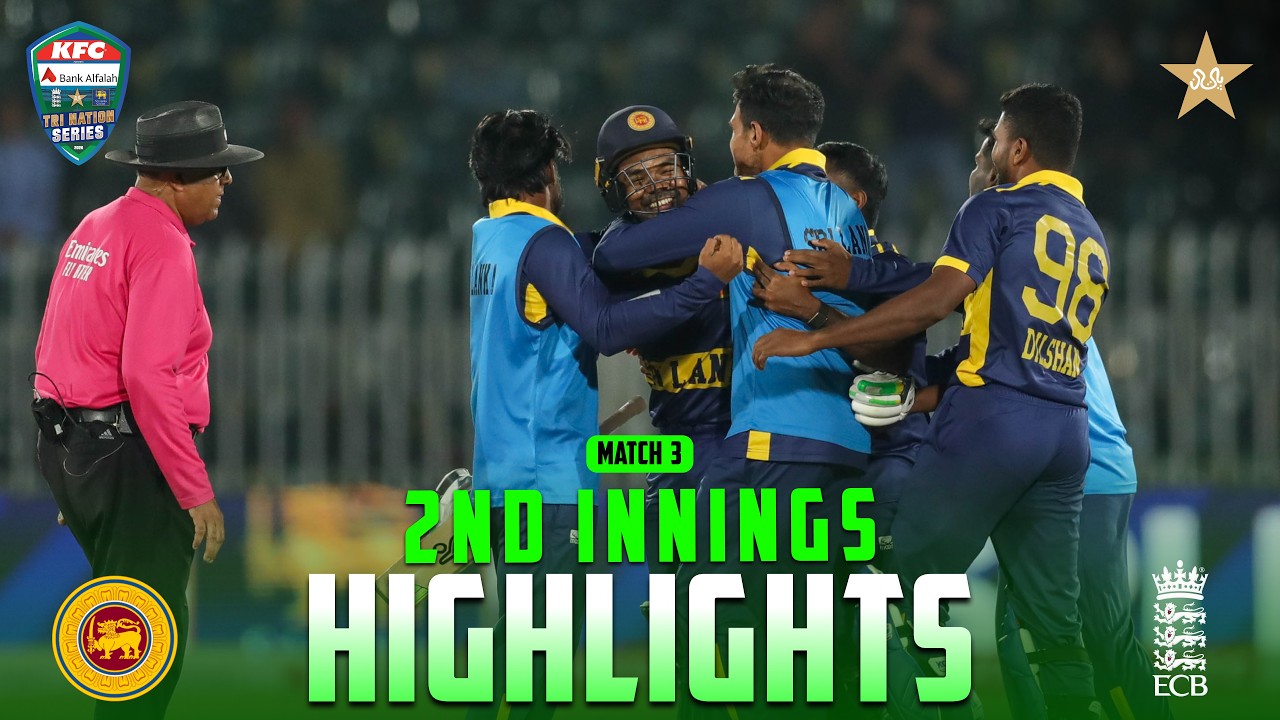 2nd Innings Highlights | Sri Lanka vs England | Match 3 | Pakistan ODI Tri-Series 2026 | PCB | MZS1K