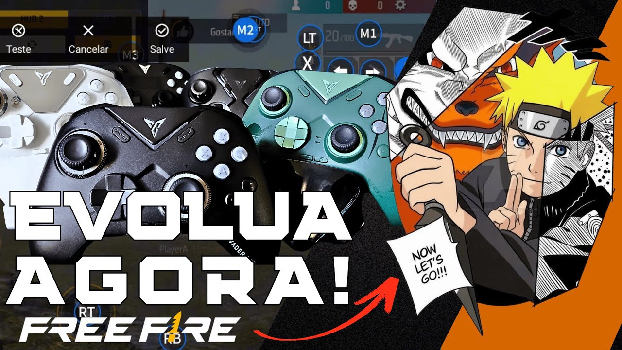CONFIGURAÇÕES AVANÇADAS - HUD GAMEPADS FLYDIGI PARA FREE FIRE