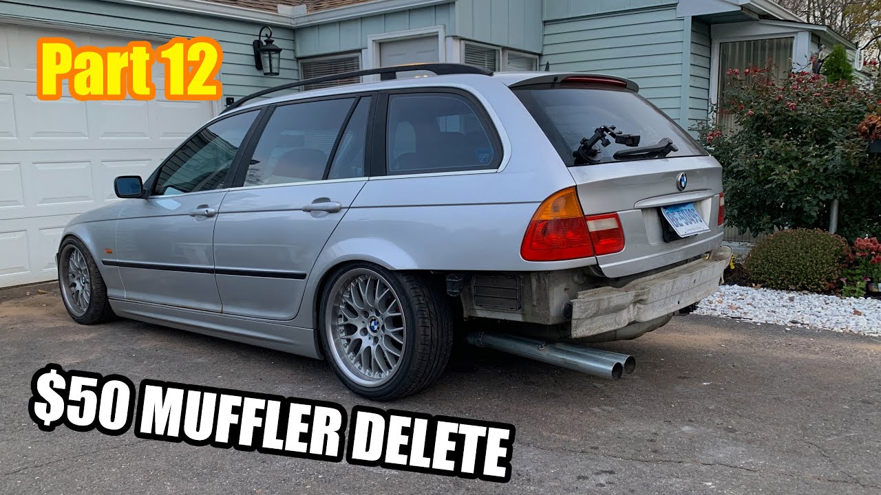 Бюджетный глушитель E46 своими руками удалить