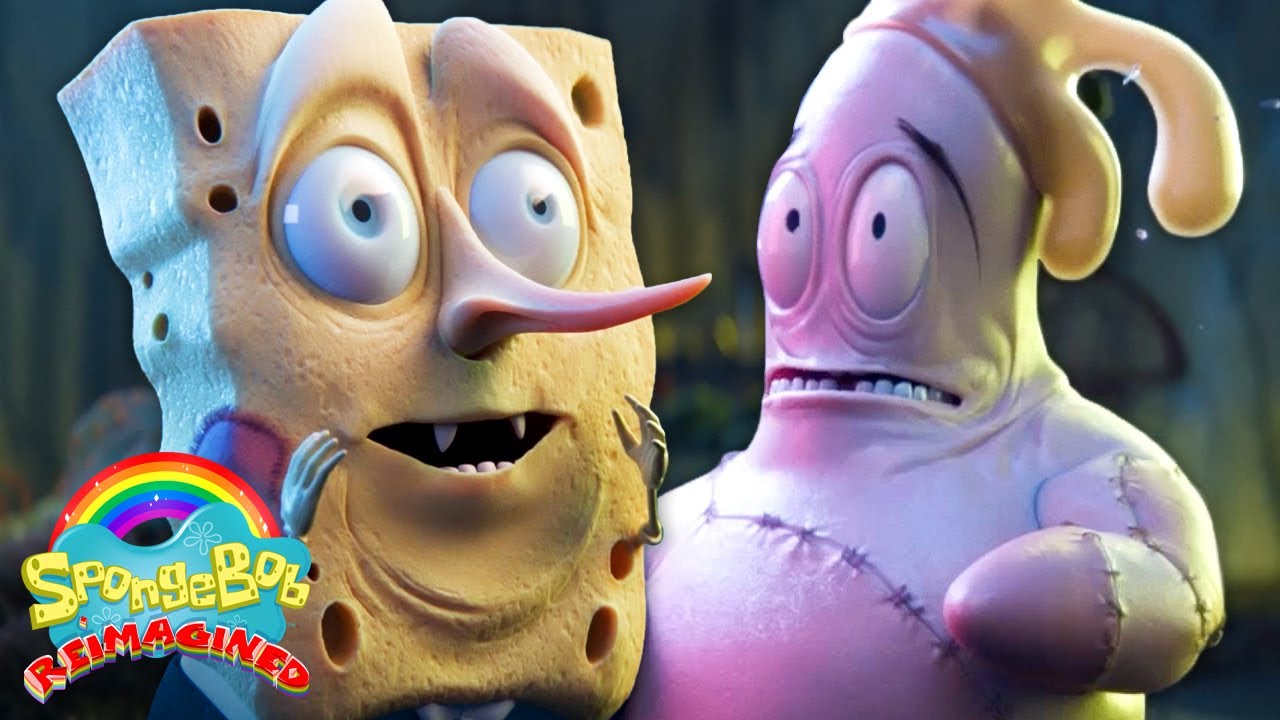 If SpongeBob was a Gothic Claymation Cartoon 🪨 | 