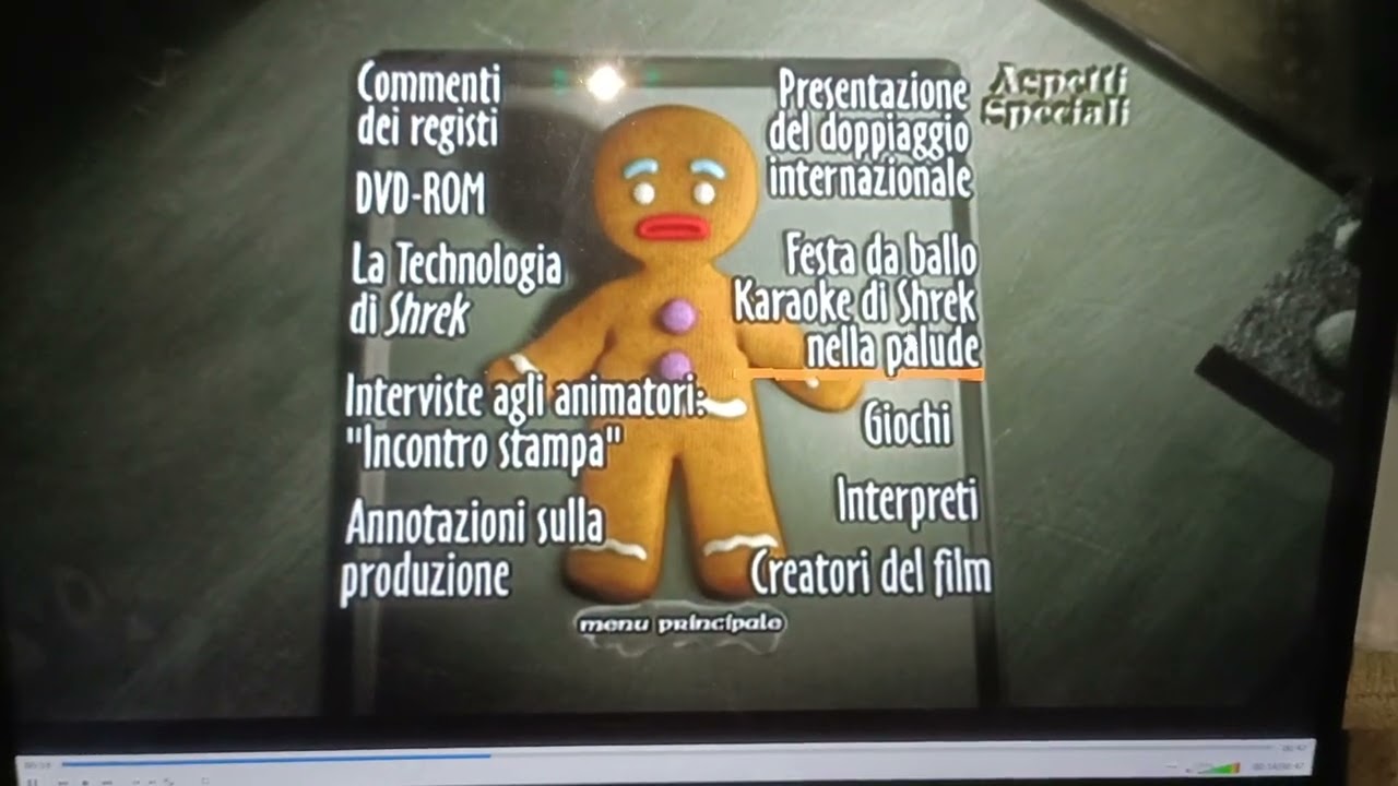 Sequenza Episodio DVD Shrek