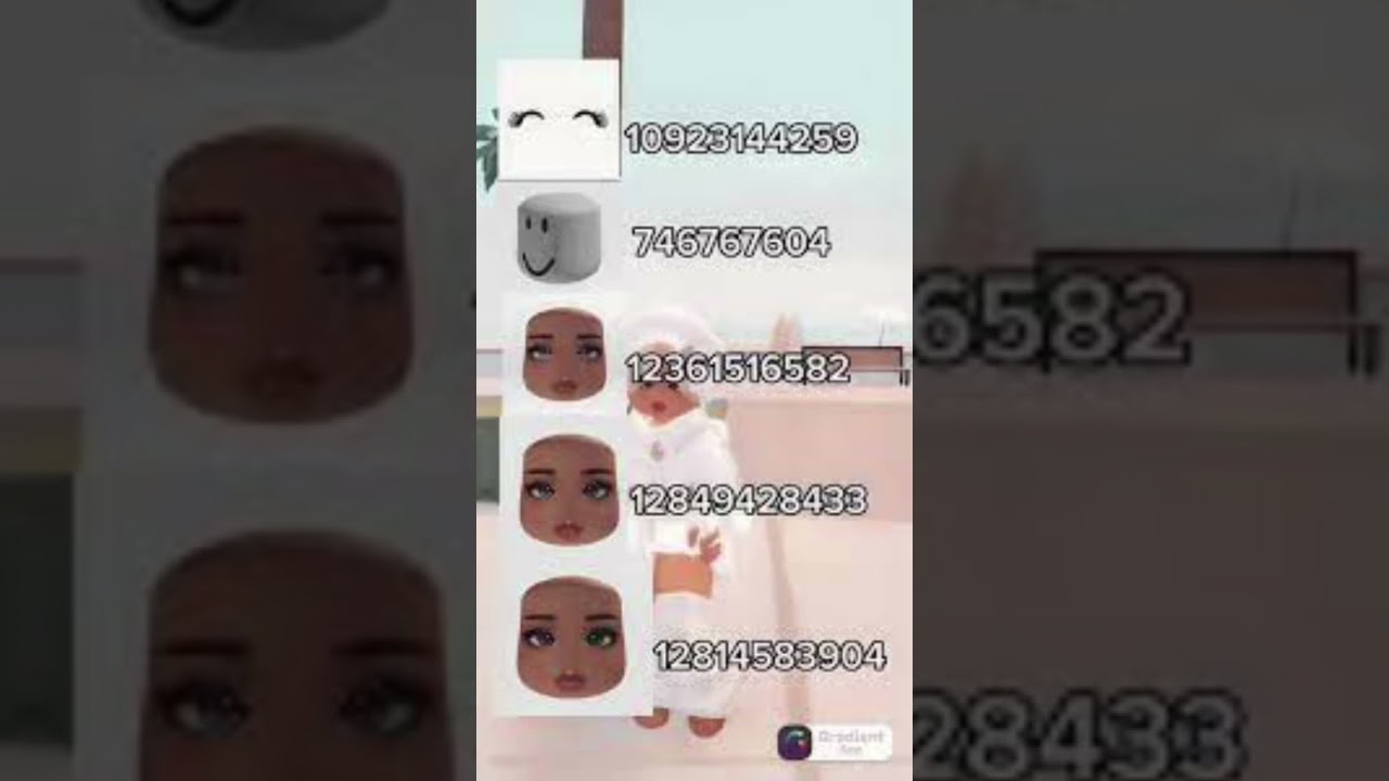 Berry Avenue Face Codes