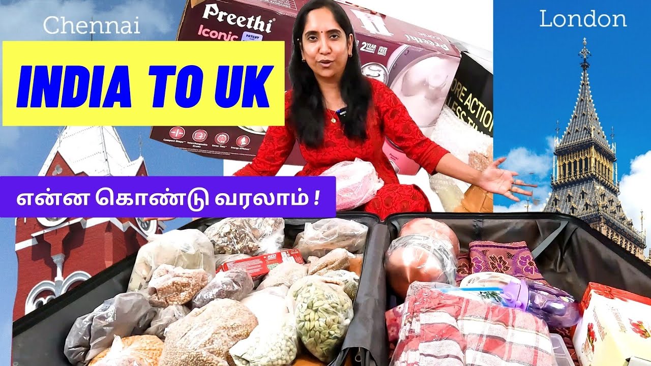 What to pack from  India to UK | Things to pack for abroad travel  | Packaging tips PriyaPrabhuVlogs