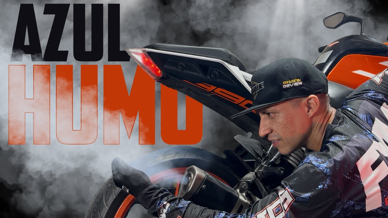 😱HUMO en el ESCAPE👀Diagnostico de Motor ► Consumo de Aceite⚙️KTM 390 Duke