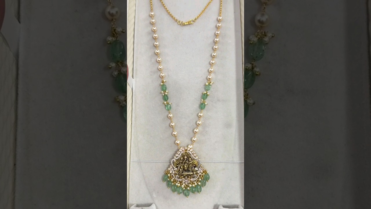 pearl mala vth beautiful balaji pendant