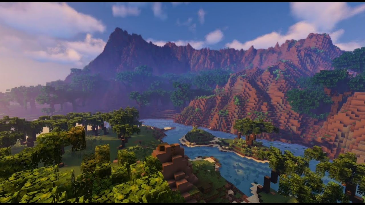 Minecraft: WorldMachine & Worldpainter Timelapse | Tropical Island