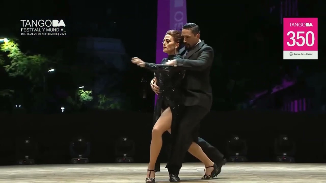 FINAL DEL CAMPEONATO MUNDIAL DE TANGO 2021. Música: Camorra 1 de y por Astor Piazzolla.