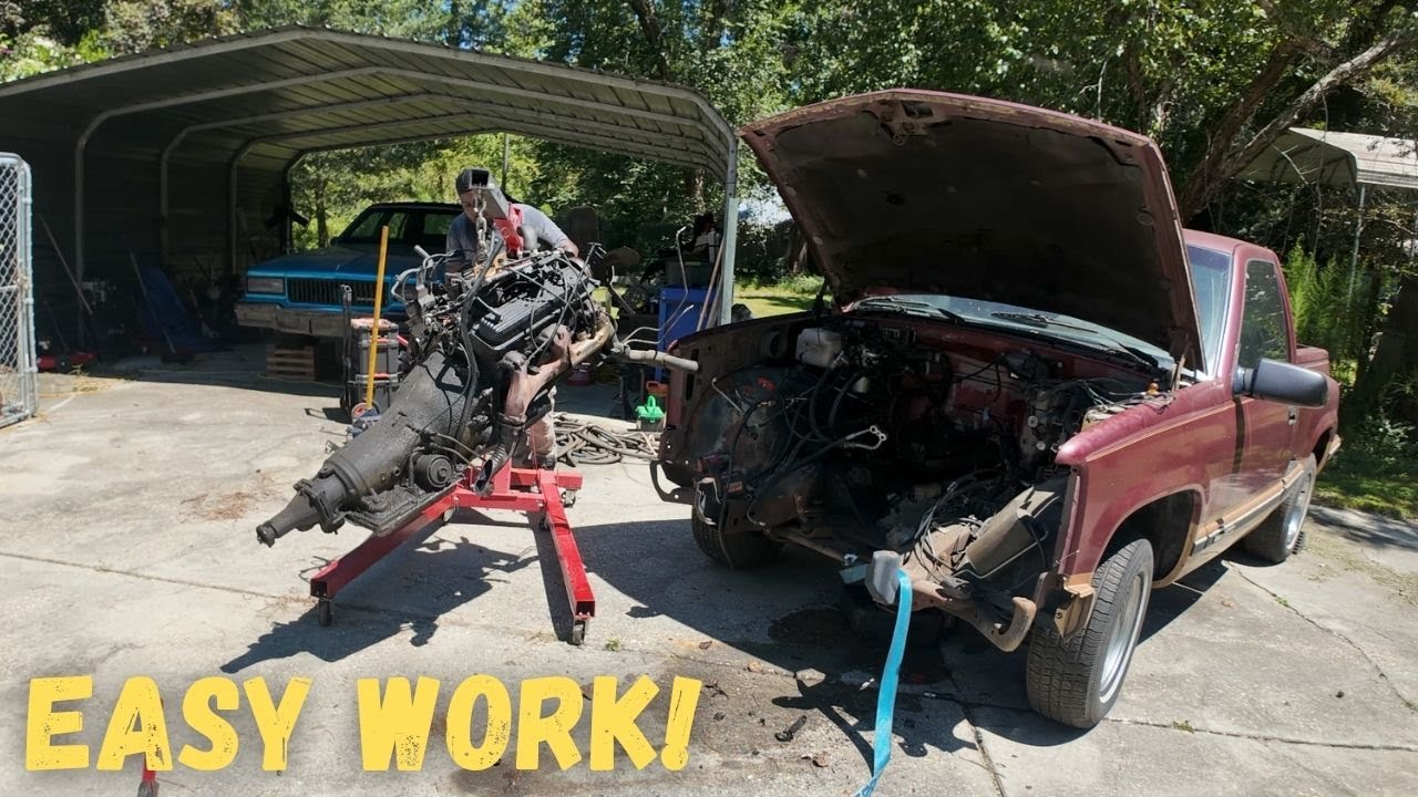 I Got The Engine Out Of Ruby... Now Its Time To Get Busy!!!!
