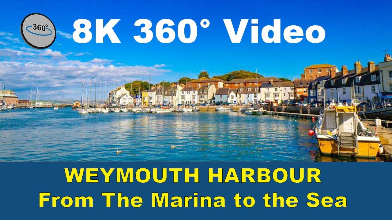 🚤 360° Boat Ride Through Weymouth Harbour | Explore a Gem of the Dorset Coast in Stunning 8K