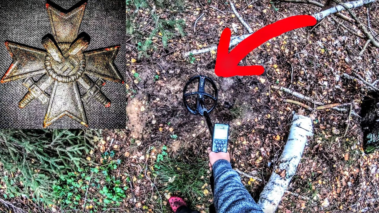 Schatzsuche im Wald nach alter Kriegsvergangenheit - Sondeln mit WW2 / WK2 Funden