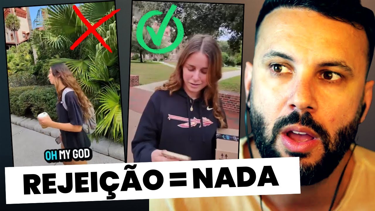 REJEIÇÃO NÃO SIGNIFICA NADA! REACT NERD SEDUTOR