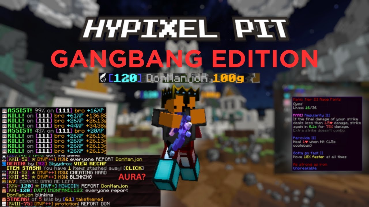 Hypixel Pit montage #3 by DonManjon Fortnite pro gameplay