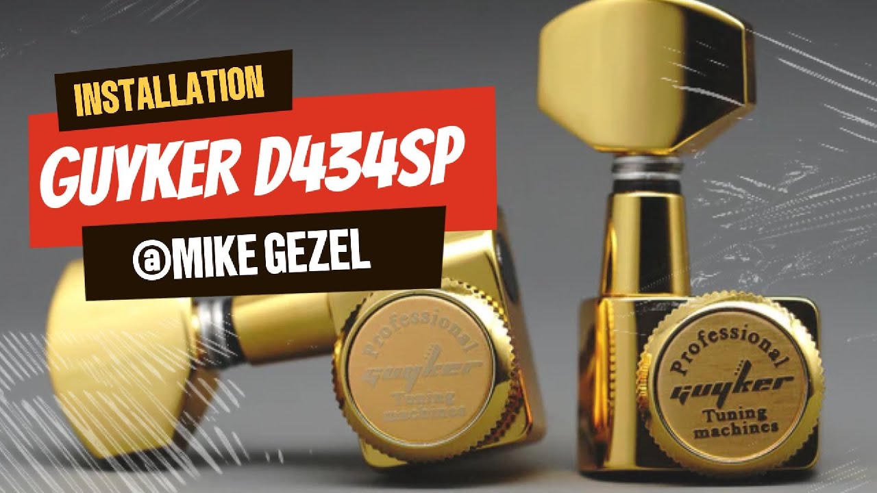 Review of Guyker Dopamin series D434SP Locking Tuners.Credit To @mikegezel
