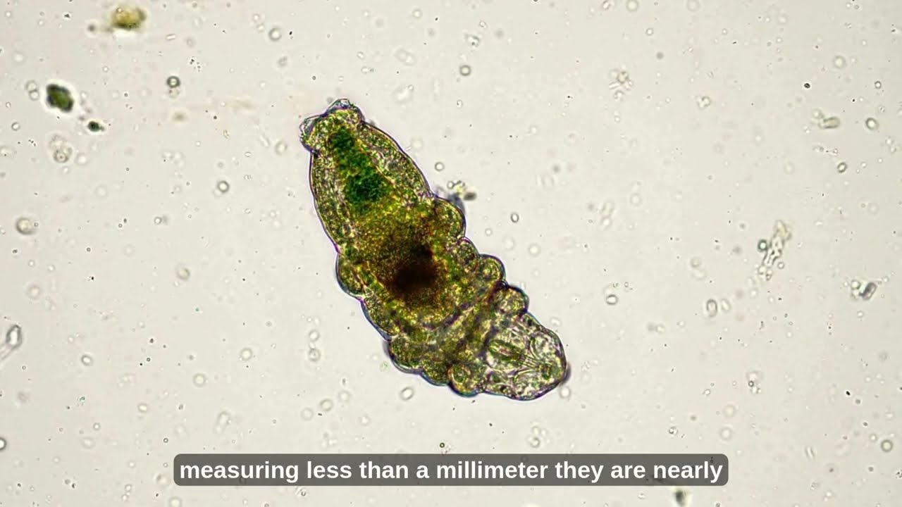 Tardigrades: The Water Bears That Never Die.  #oceanlife #animal #shorts