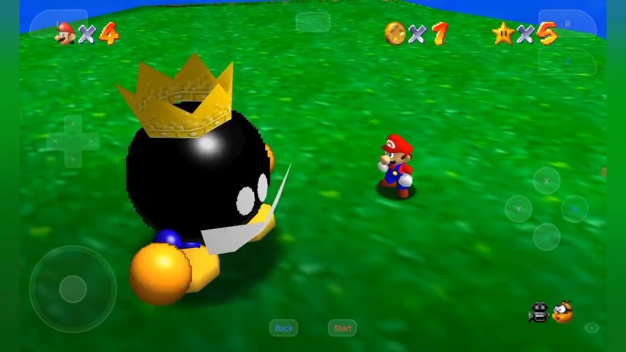 Super Mario 64 (Ghostship) Android Port Gameplay