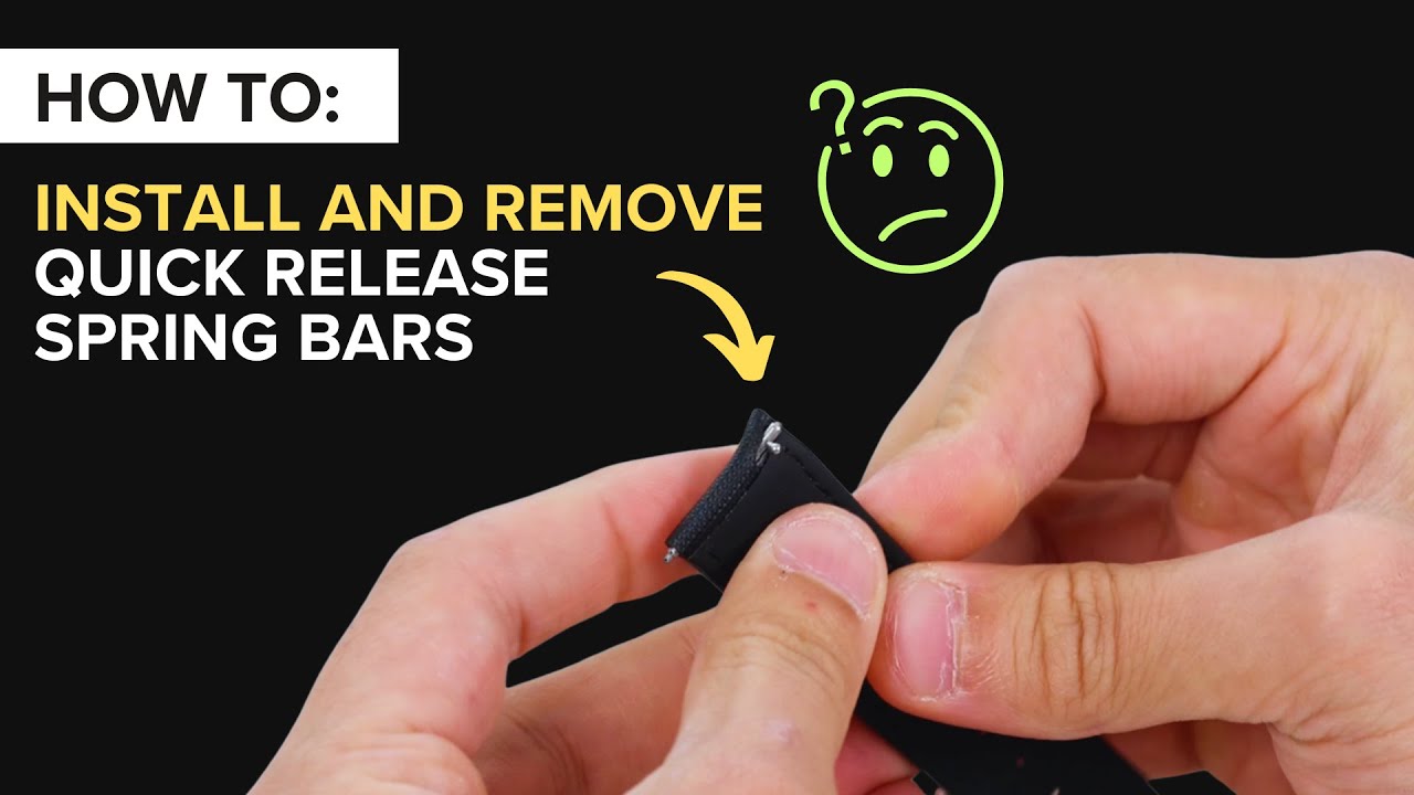 How to Install and Remove Quick Release Spring Bars
