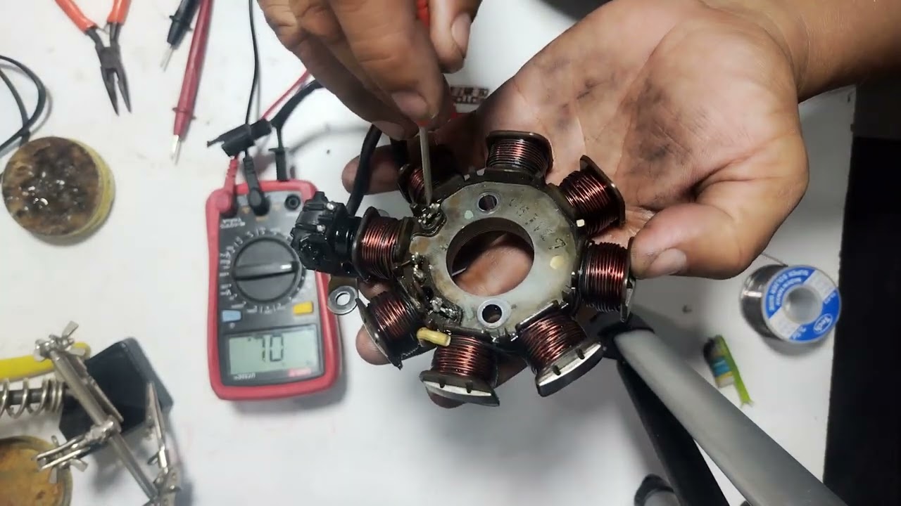 quieres cambiar el sistema de carga de tu VIVA R  de luces alternas a luces por batería mira aqui👆