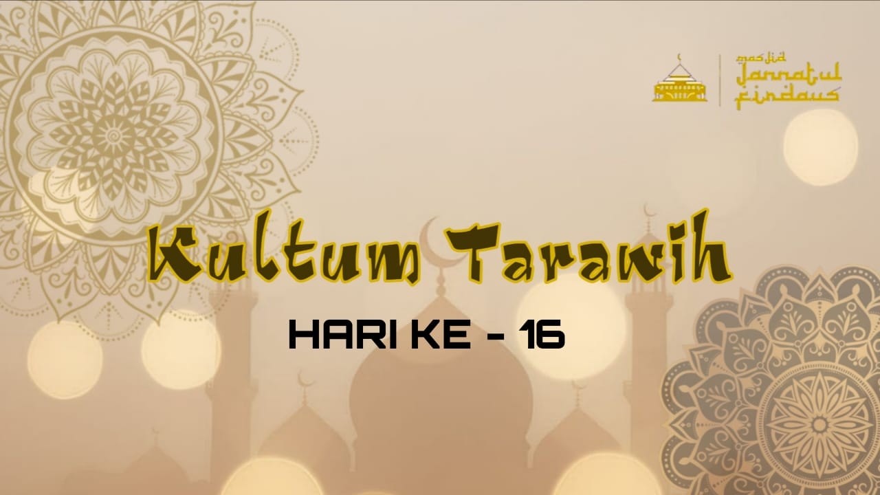 🔴[LIVE] KULTUM TARAWIH 