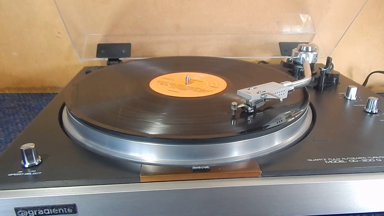 TOCANDO LADO A  INTEIRO DISCO DE VINIL  COM O DD200q GRADIENTE