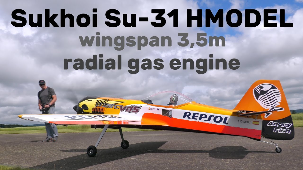 Sukhoi Su-31 HMODEL.CZ | giant scale RC aerobatic airplane | 4K | MEGA CUP 2024