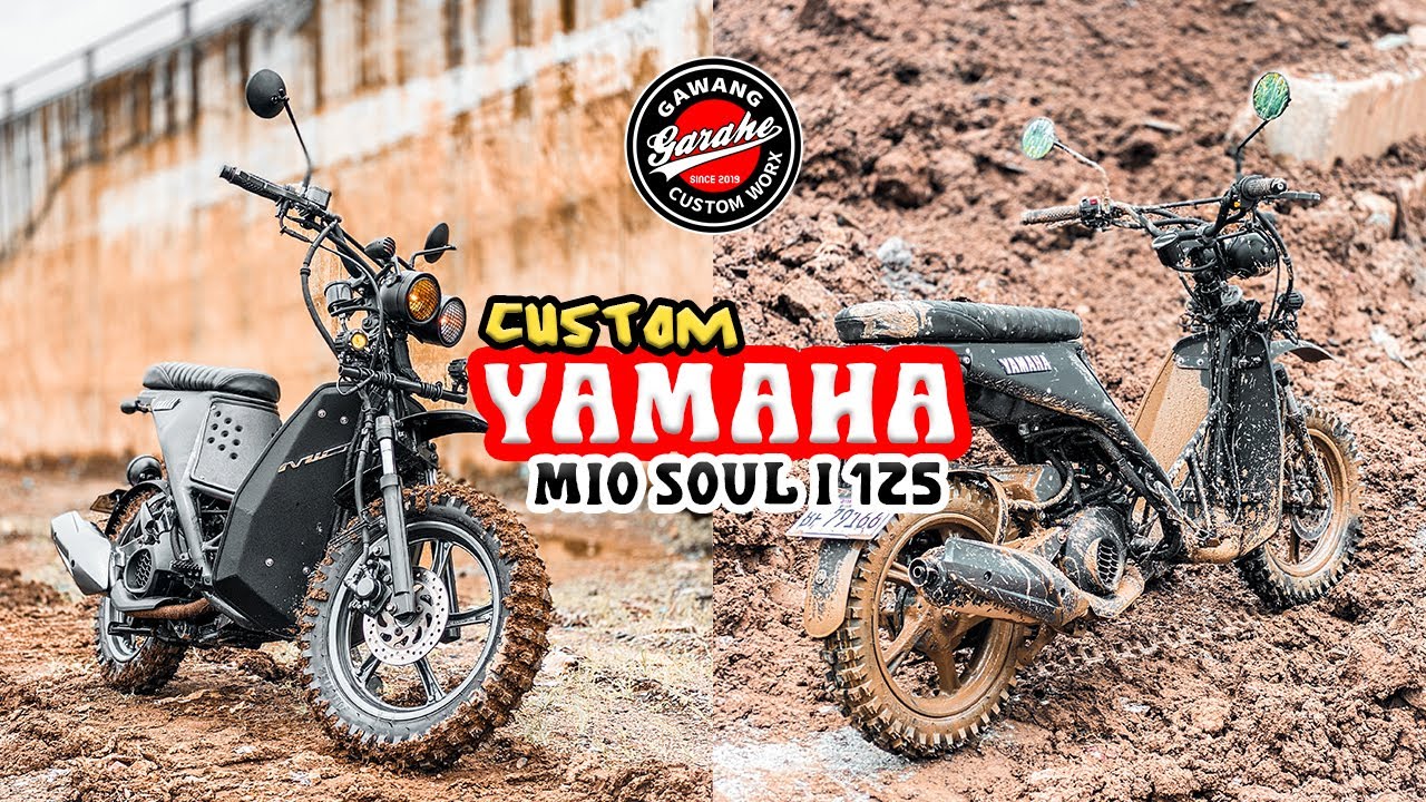 Yamaha Mio Soul i 125 Classic Off-road build by Gawang Garahe Custom Worx