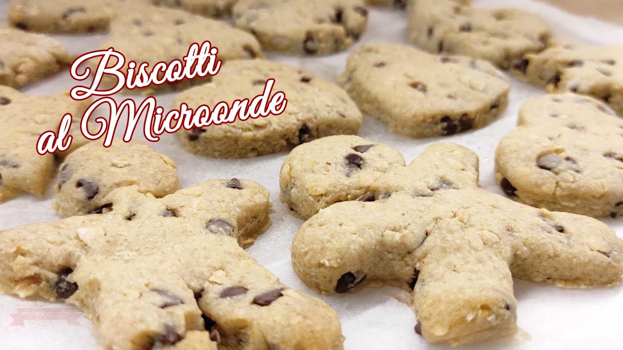 BISCOTTI fatti in casa PER BAMBINI - PRONTI IN 15MINUTI AL MICROONDE
