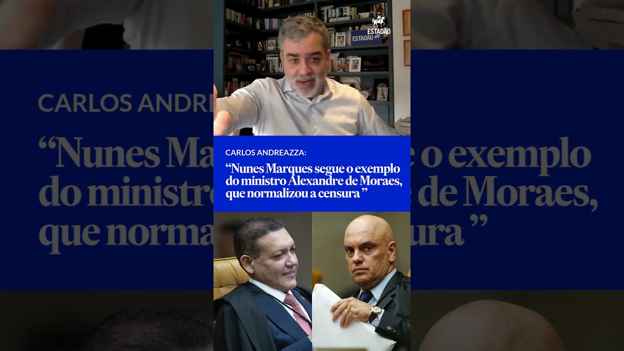&ldquo;Nunes Marques segue o exemplo do ministro Alexandre de Moraes, que normalizou a censura&rdquo;