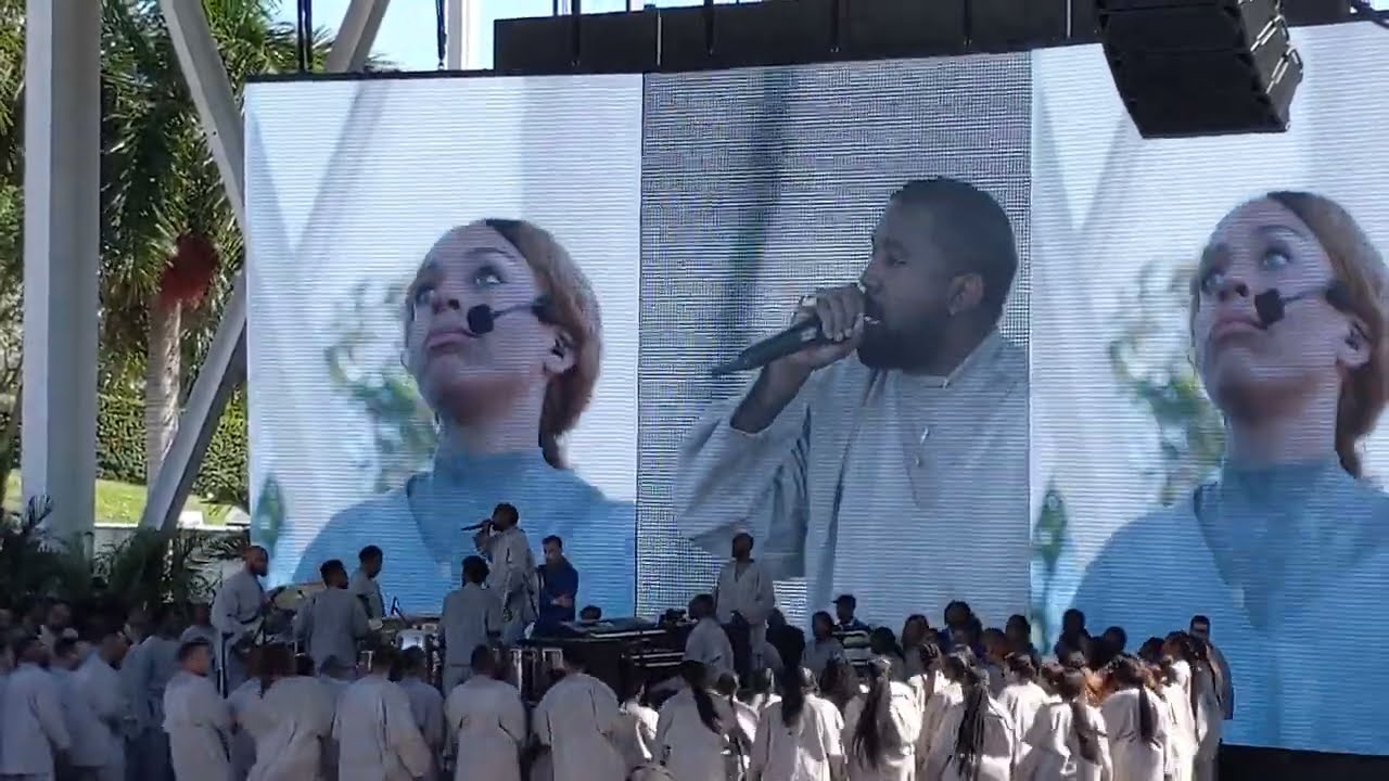 Kanye West - Jesus Walks - Sunday Service - Bayfront Park Miami, Florida 2-2-2020