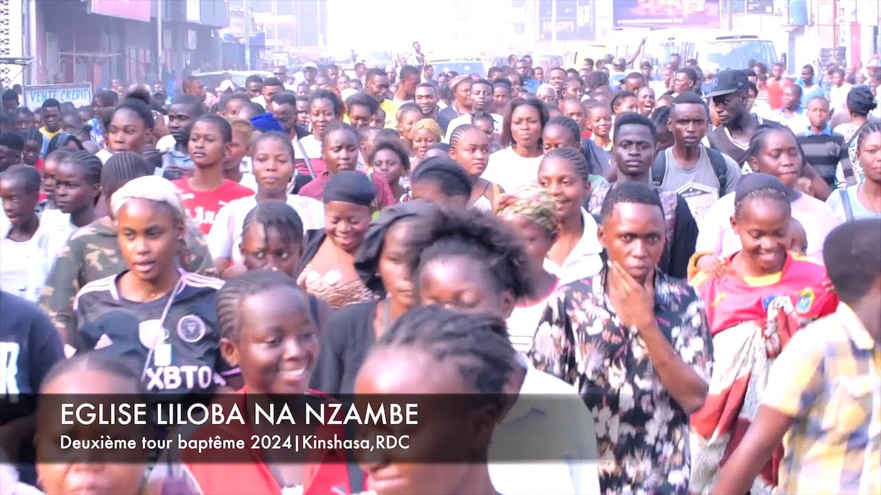 Deuxième  tour du baptême de l’Église Liloba na Nzambe Kinshasa ( RDC ) , samedi 8 juin 2024.