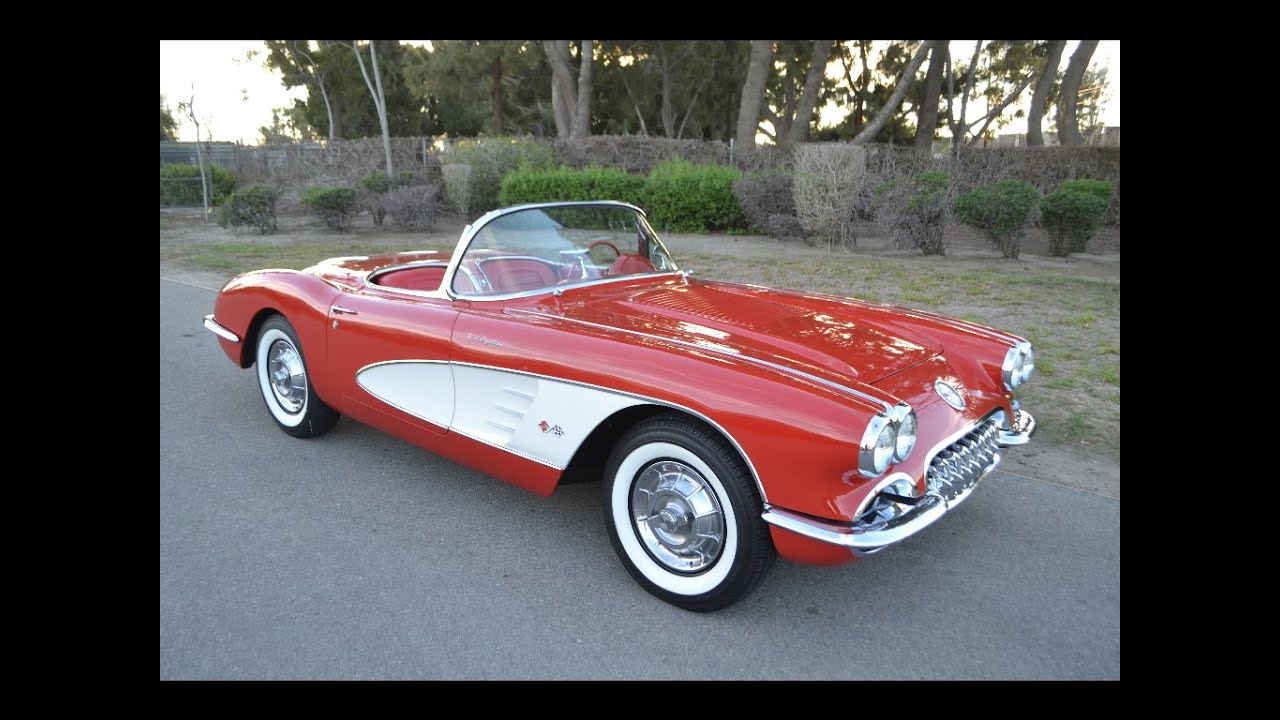 SOLD 1958 Chevrolet Corvette Fuel Injected Convertible for sale by Corvette Mike Anaheim California
