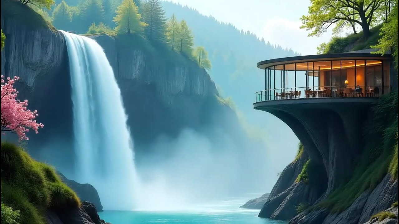 WaterFalls Ambience (No Music) — Parasympathetic Sleep Support