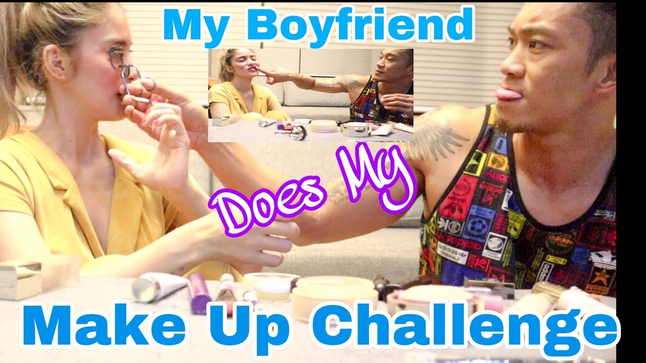 My Boyfriend Does My Make up Challenge (Ginawa akong Chaka Doll)