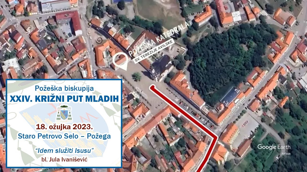 Biskupijski križni put mladih - plan puta