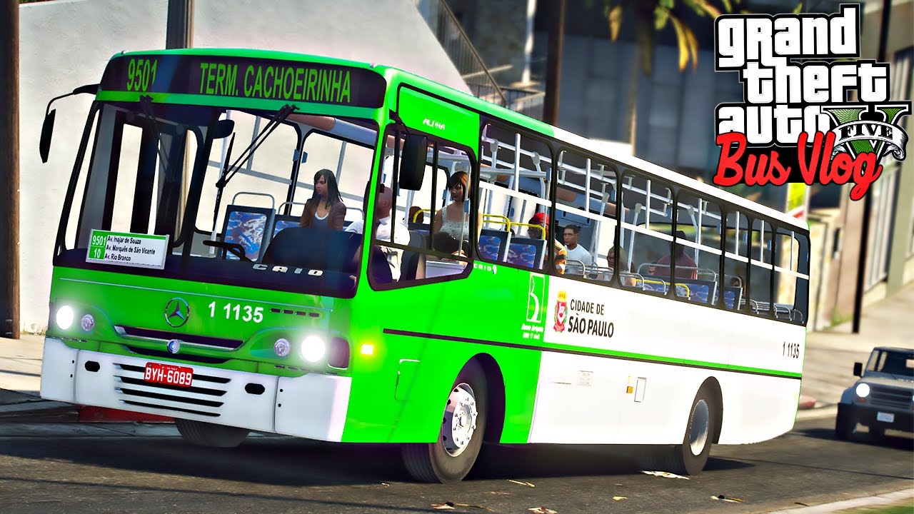 CLASSICO CAIO ALPHA TERM. CACHOEIRINHA - GTA V BusVlog