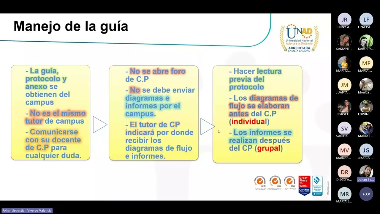 Webconferencia Componente Práctico - Química General 🧪