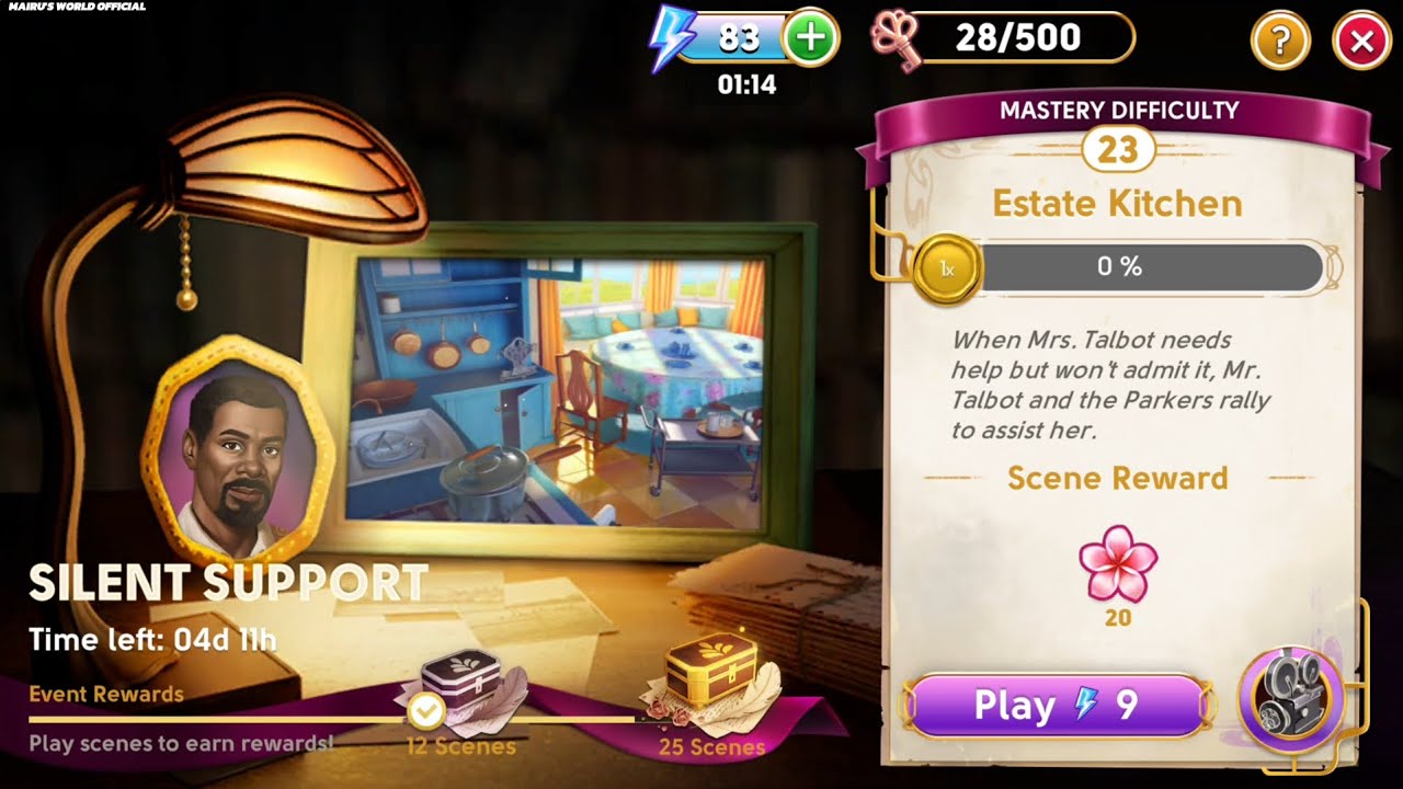 June's Journey Secrets 34 Scene 23 Estate Kitchen Word Mode 4K ULTRA HD