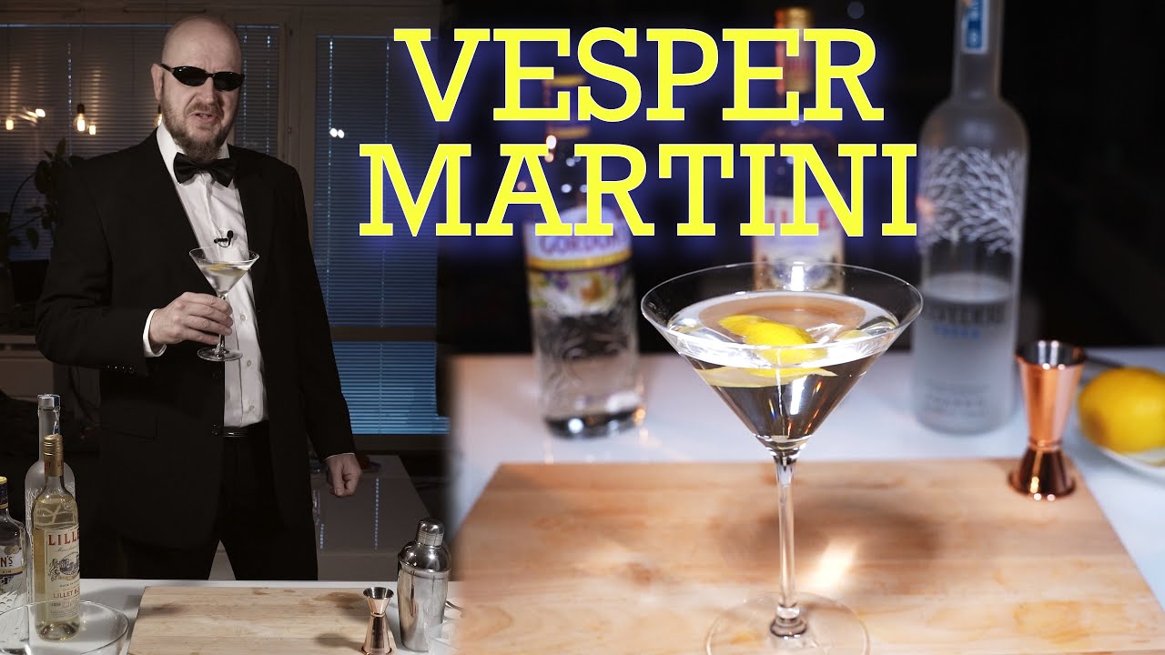 Vesper Martini - Kuinka se tehd&auml;&auml;n?