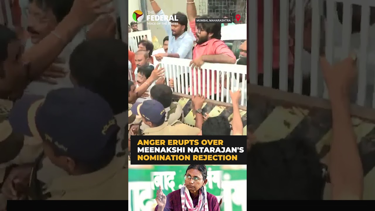 Congress protests over Meenakshi Natarajan's RS nomination rejection | #shorts