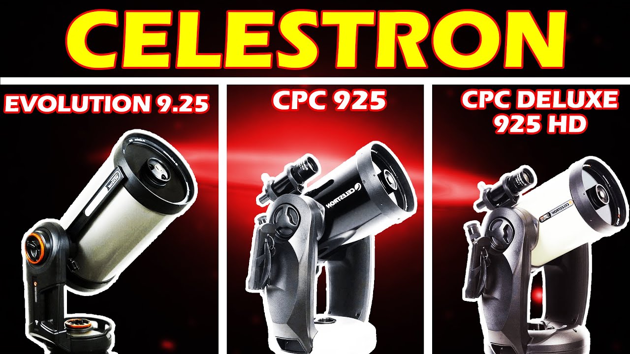 Celestron NexStar Evolution 9.25 против CPC 925 против CPC Deluxe 925 Edge HD