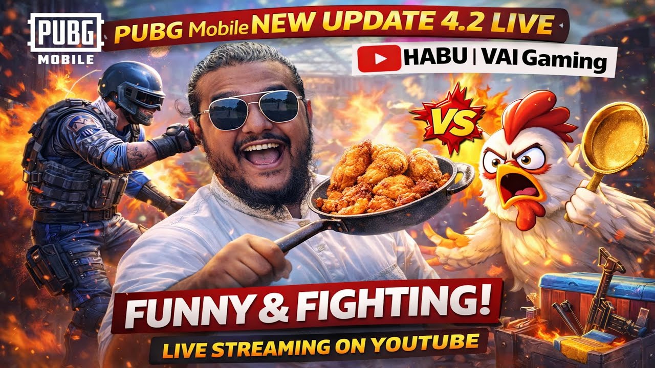 Update 4.2 Live 😜 No Fear Only Push | PUBG Mobile🔥HABU丨VAI Gaming