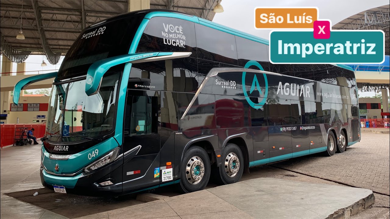 O ÔNIBUS MAIS MODERNO DO BRASIL? | São Luís x Imperatriz com a AGUIAR #vlog