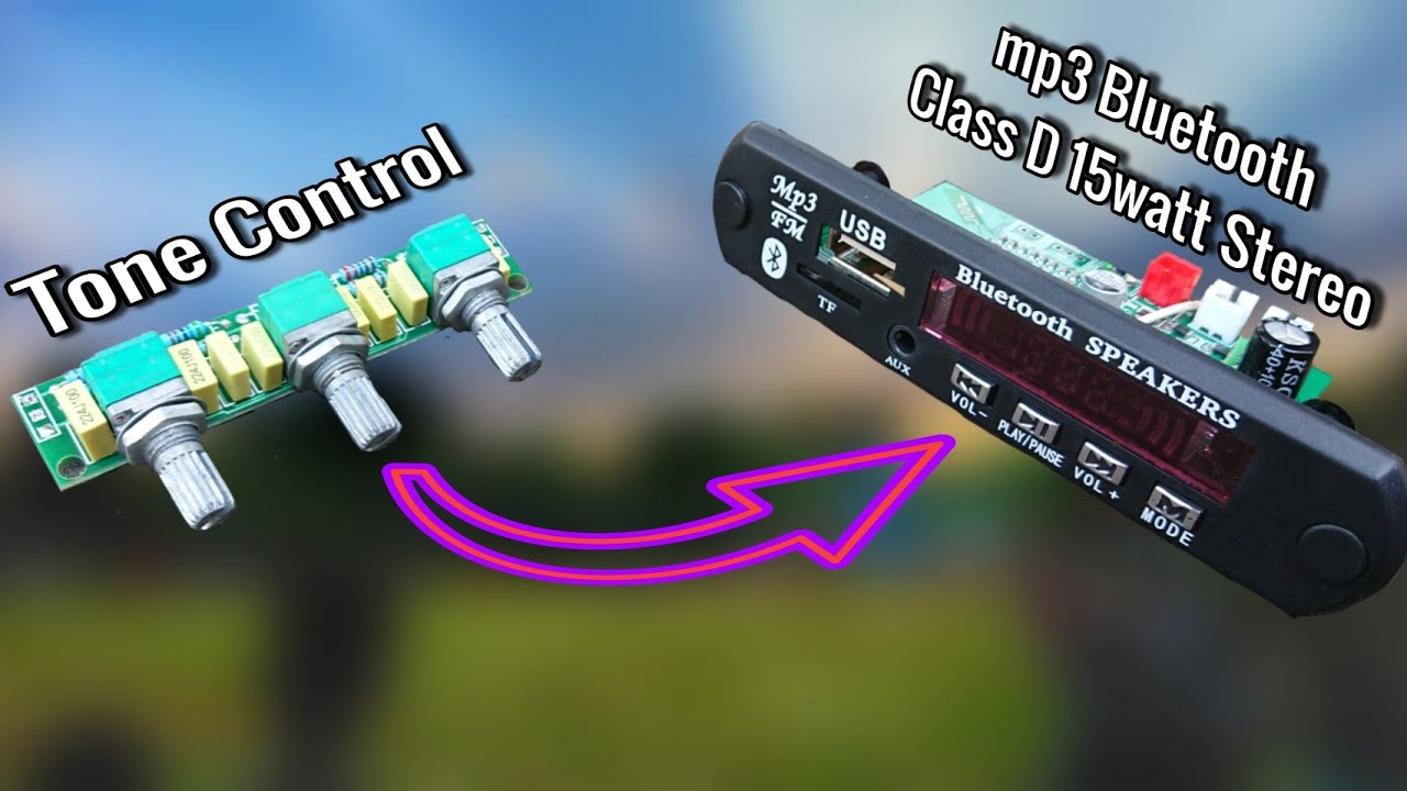 Cara Pasang Tone Control di mp3 Bluetooth Player TERBARU