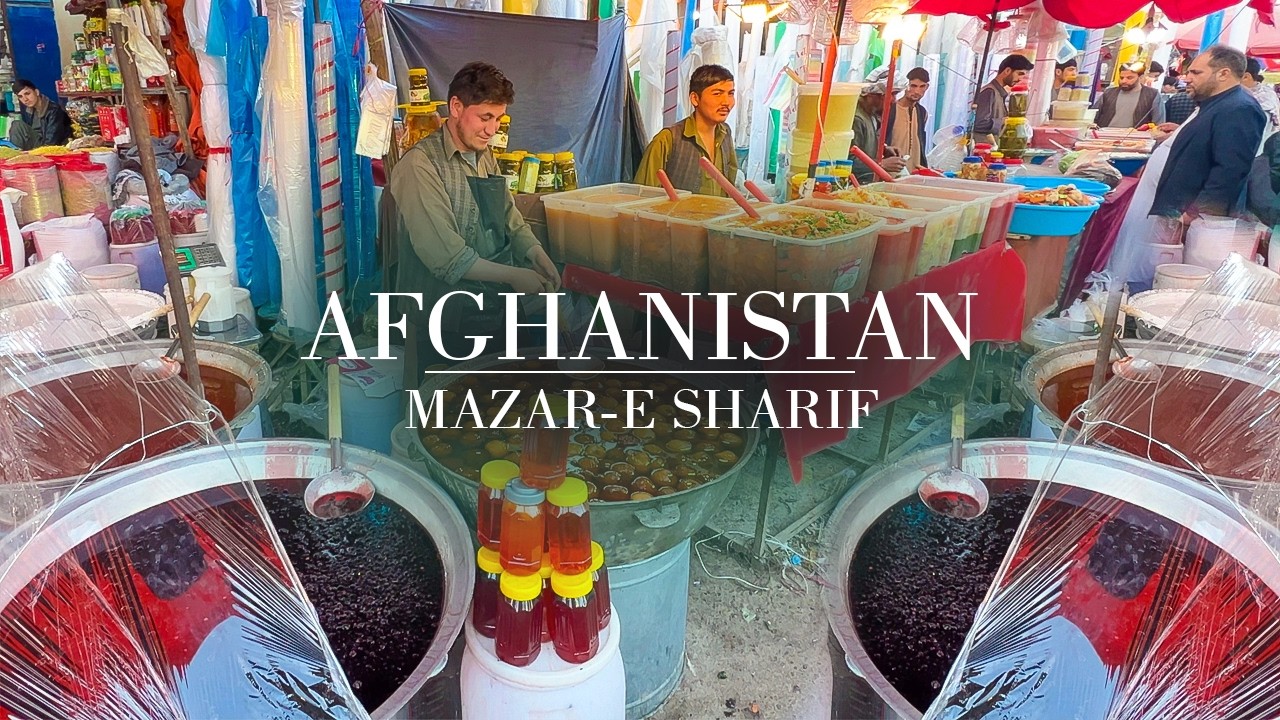 Ramadan in Mazar-e-Sharif Bazaar 🇦🇫 | Busy Mandawi Market and Daily Life Under Taliban Rule