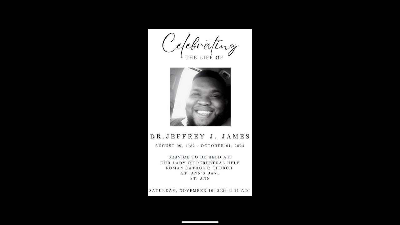 Celebrating the Life of Dr. Jeffery J. James